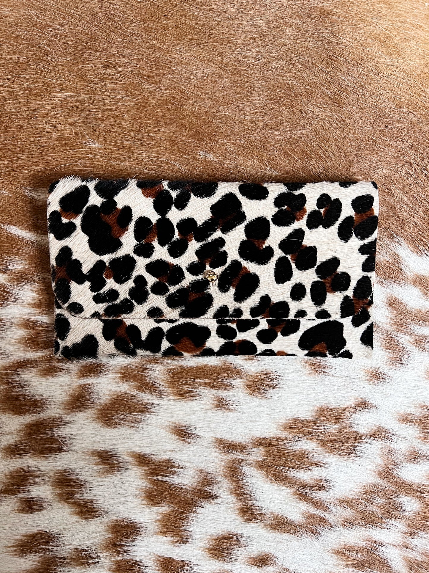 Leopard Print Smart Phone Wallet/Mini Clutch