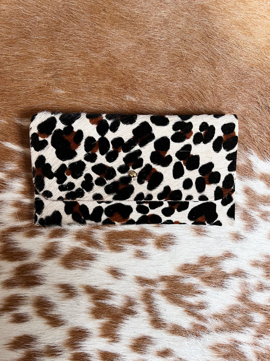 Leopard Print Smart Phone Wallet/Mini Clutch
