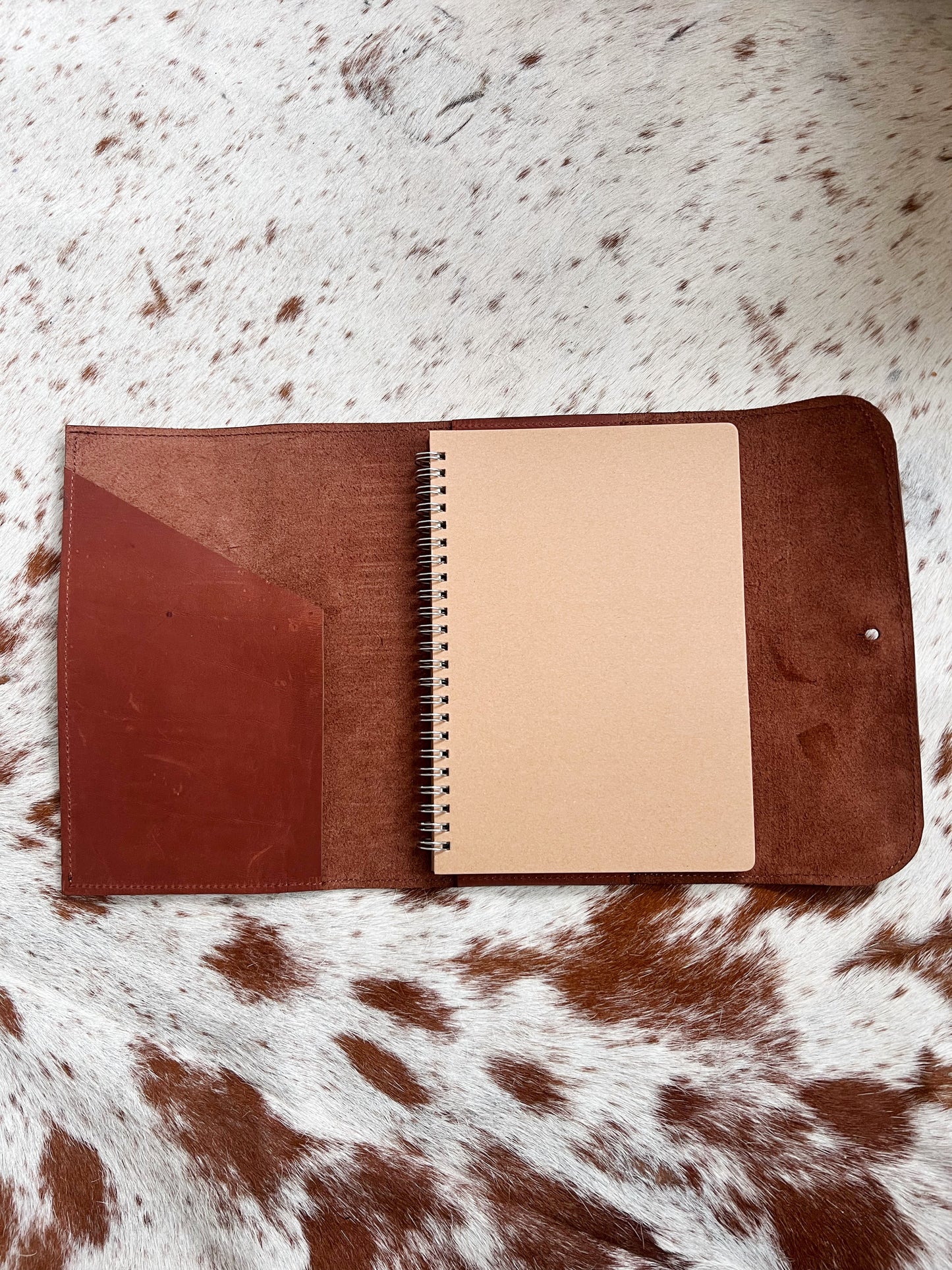 Leather Notebook Cover (custom sizes available)