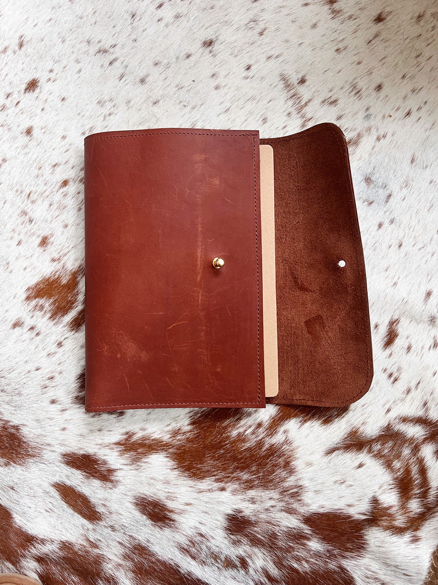 Leather Notebook Cover (custom sizes available)